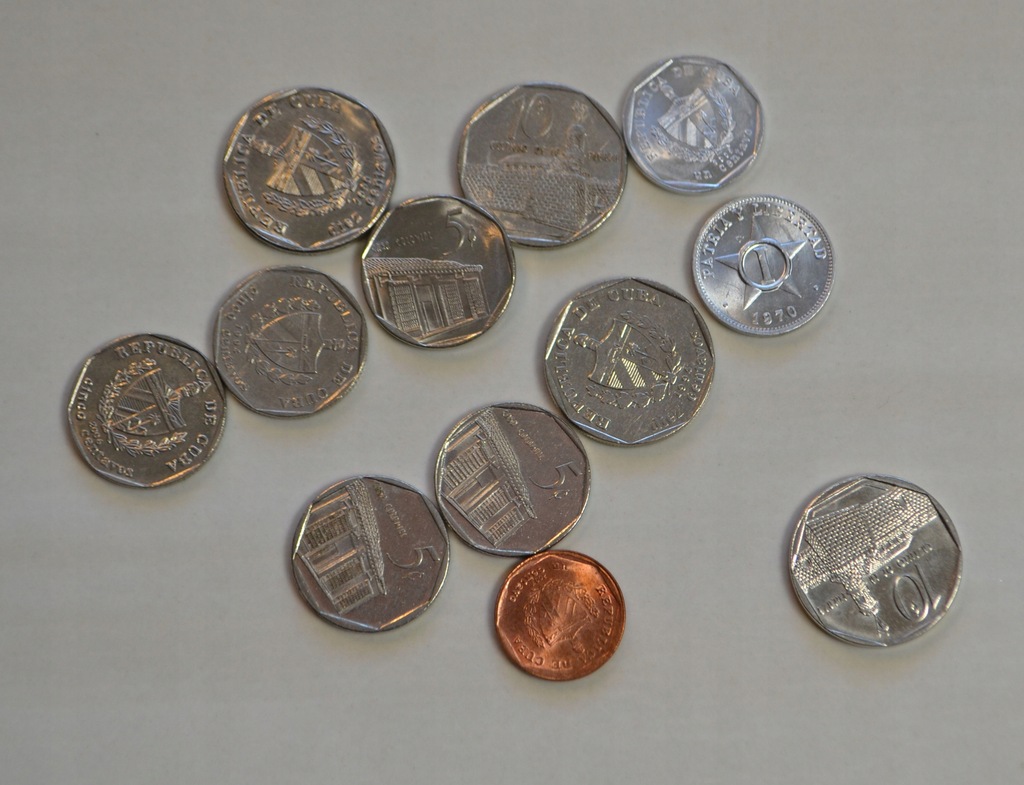 Kuba Cuba - miks - zestaw 12 monet