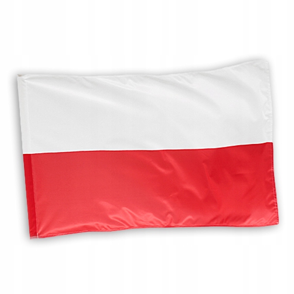 FLAGA POLSKI NARODOWA BIAŁO CZERWONA DUŻA 115X70
