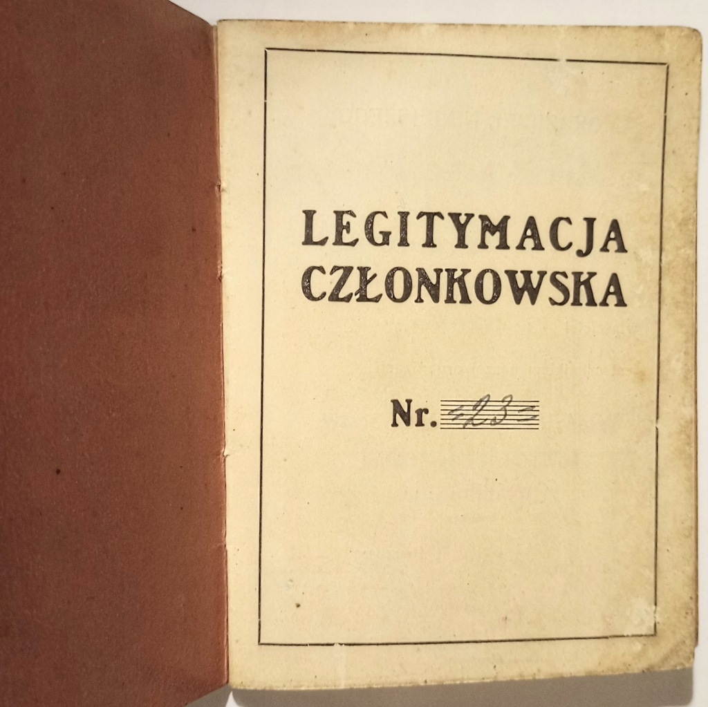 POLSKA II RP Lublin Stowarzyszenie Właścicieli Trans Prywatnego LEGITYMACJA