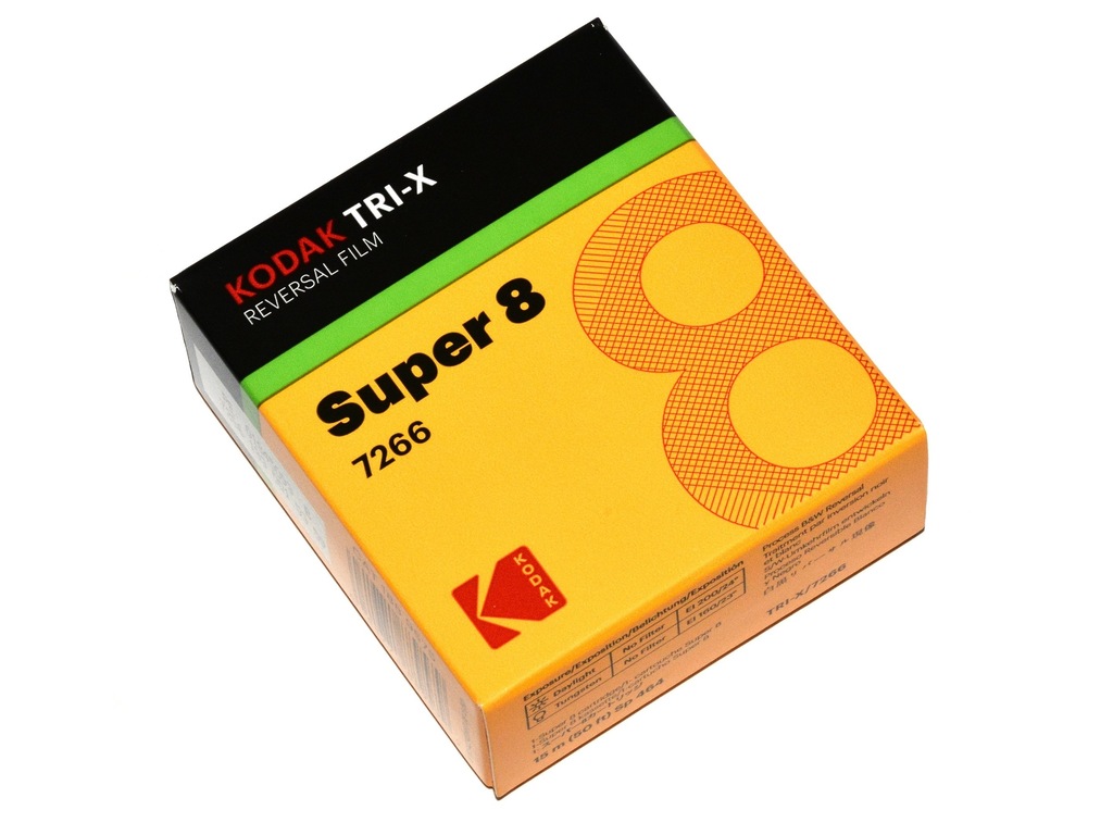 Купить Ч/б пленка Kodak Tri-X 200 для фотоаппарата Super 8 S8: отзывы, фото, характеристики в интерне-магазине Aredi.ru
