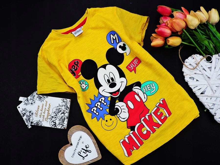 DISNEY - BAJKOWY T-SHIRT MYSZKA MICKEY r 122