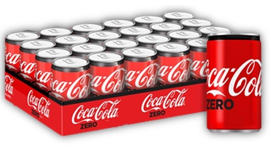 24 x Coca Cola Zero 150ml BEZ CUKRU