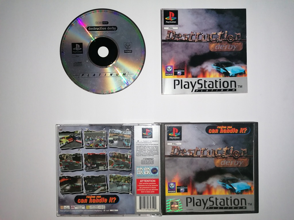 DESTRUCTION DERBY PSX PS1