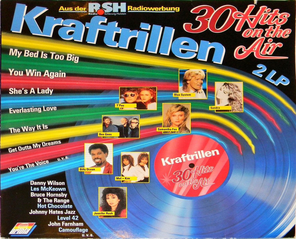 Купить Kraftrillen - 30 Hits 1988 2x12 Blue System Sandra: отзывы, фото, характеристики в интерне-магазине Aredi.ru