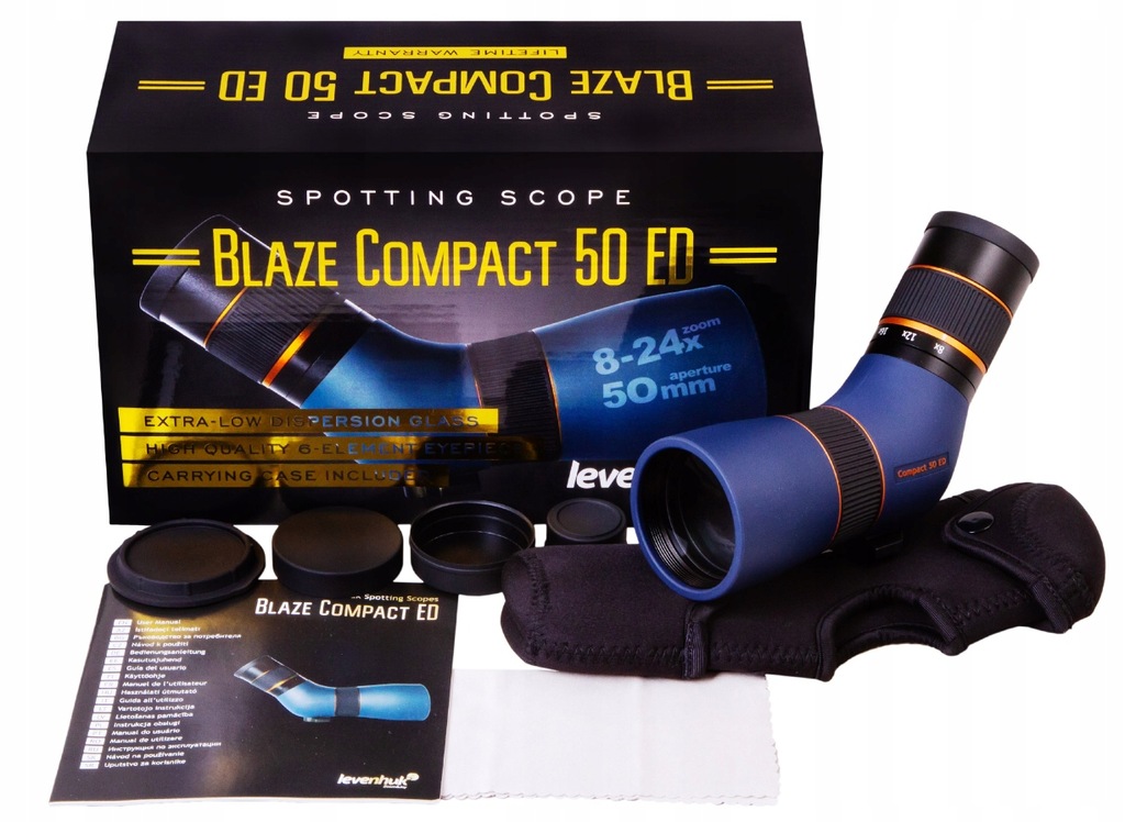 Luneta Levenhuk Blaze Compact 50 ED