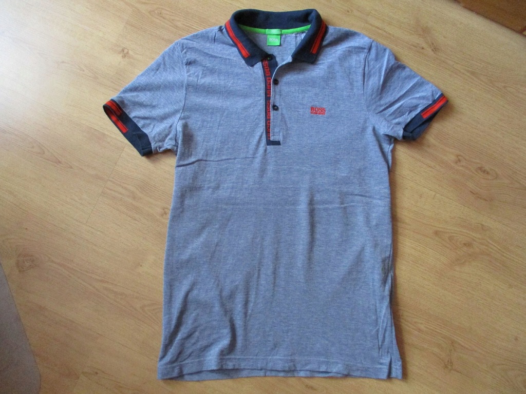 HUGO BOSS KOSZULKA POLO SLIM FIT PIĘKNA M