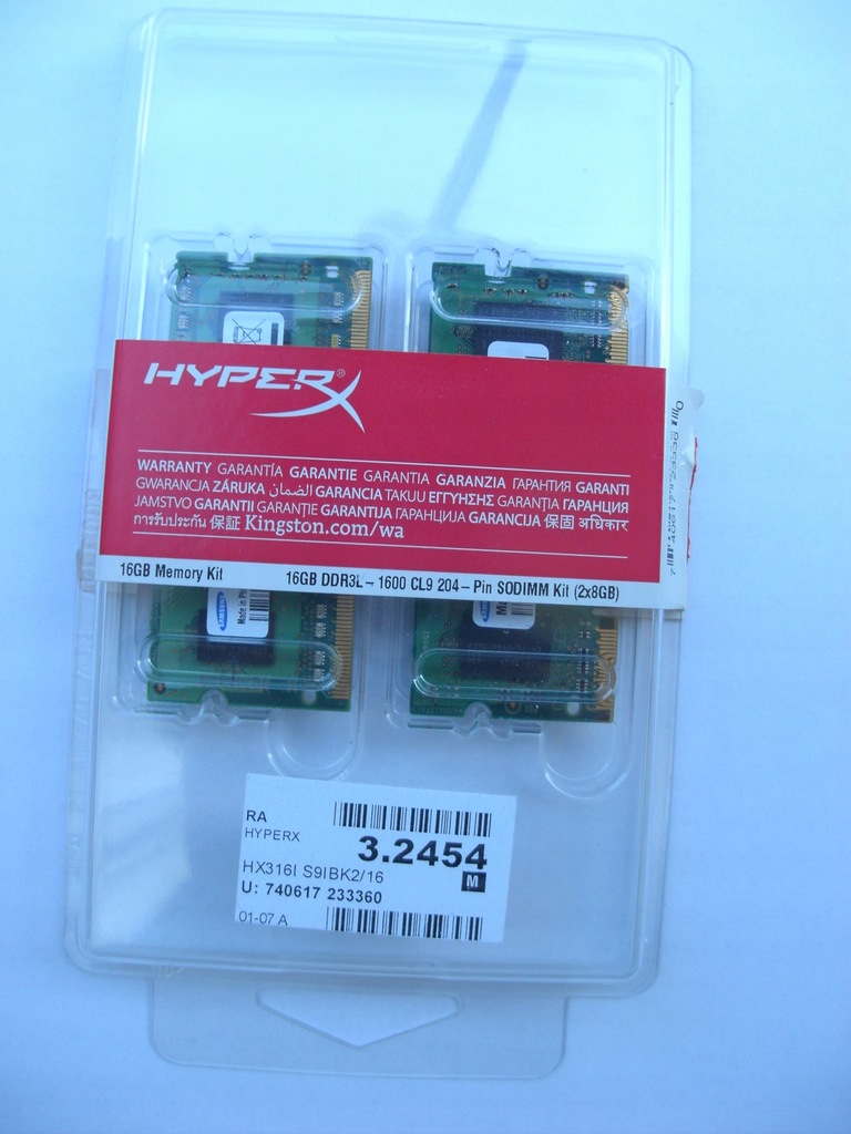 Pamięci Ram Samsung DDR3 2Gb + Samsung DDR2 1Gb