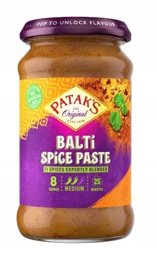 Indyjska średnio ostra pasta Balti curry 283 g Pat