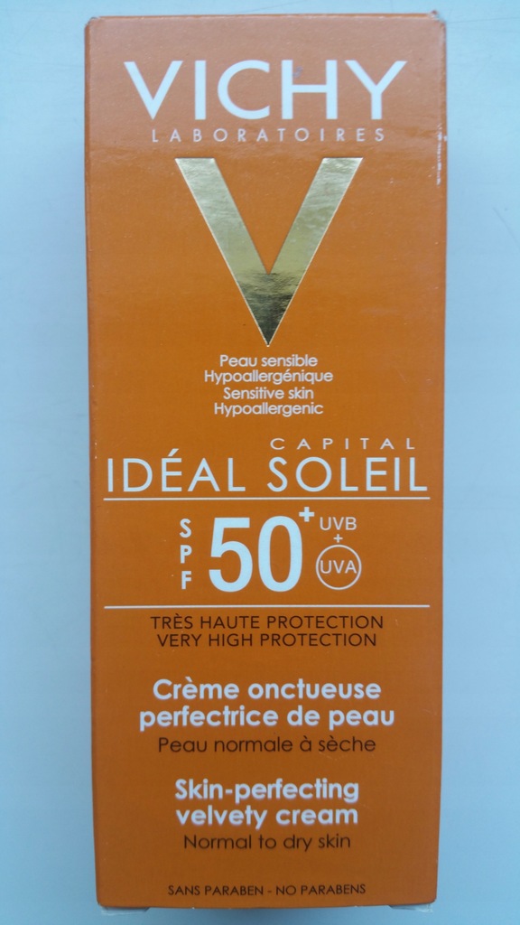 Vichy Ideal Soleil Aksamitny krem do twarzy 50ml