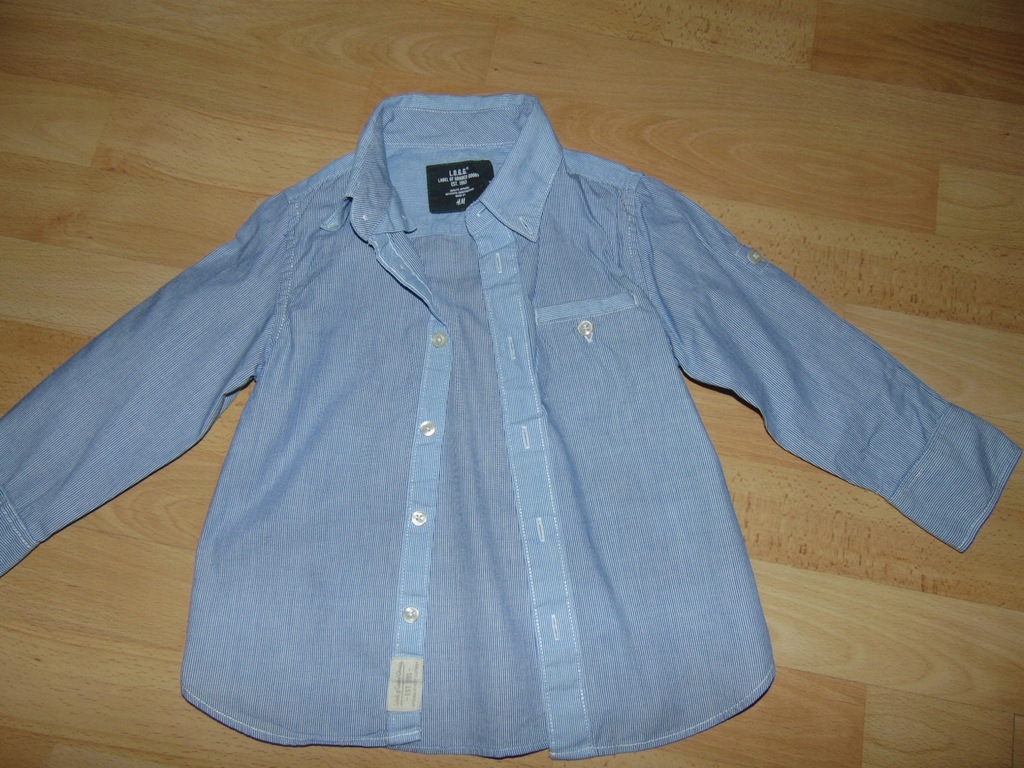 H&M elegancka koszula chłopięca 2-3 92-98