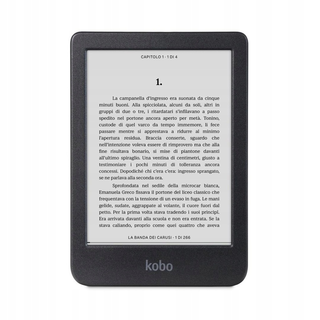 Ebook Kobo Clara BW 6'' E-Ink Carta 1300 HD 16GB WI-FI Black