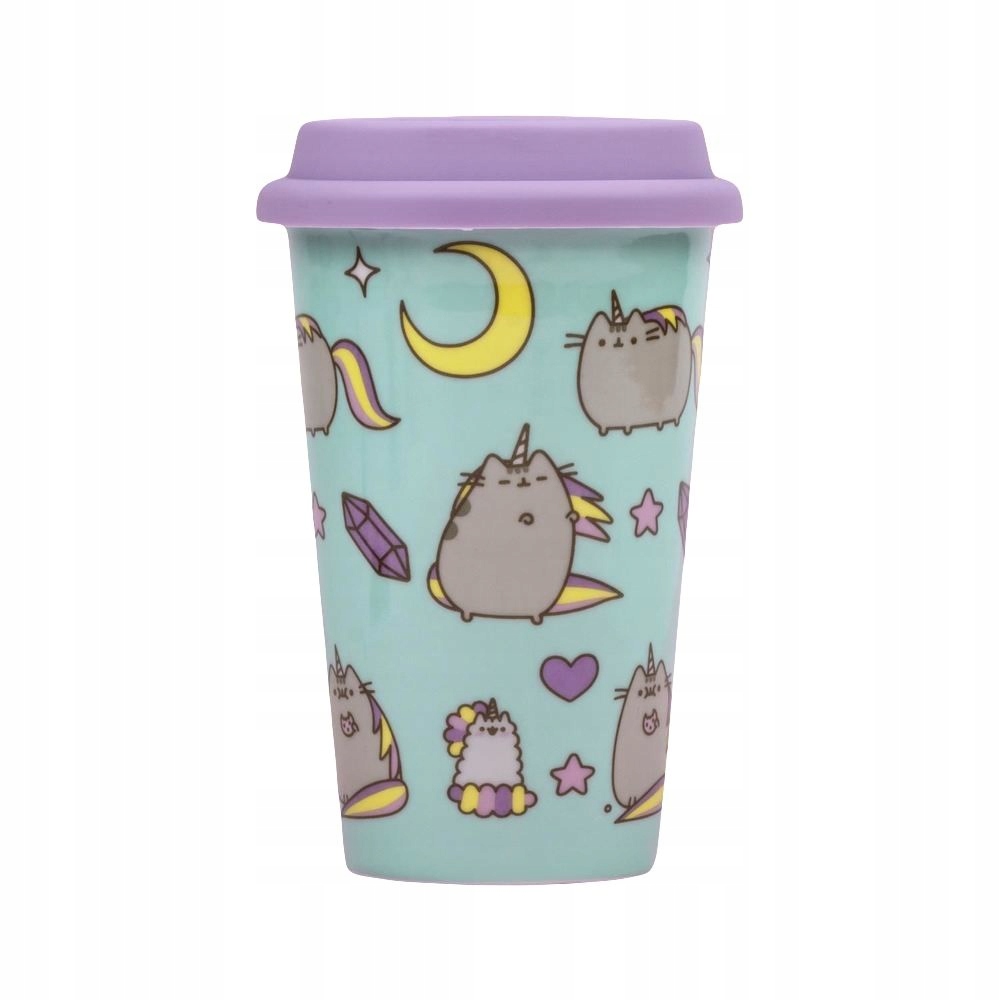 Kubek ceramiczny podróżny PUSHEEN