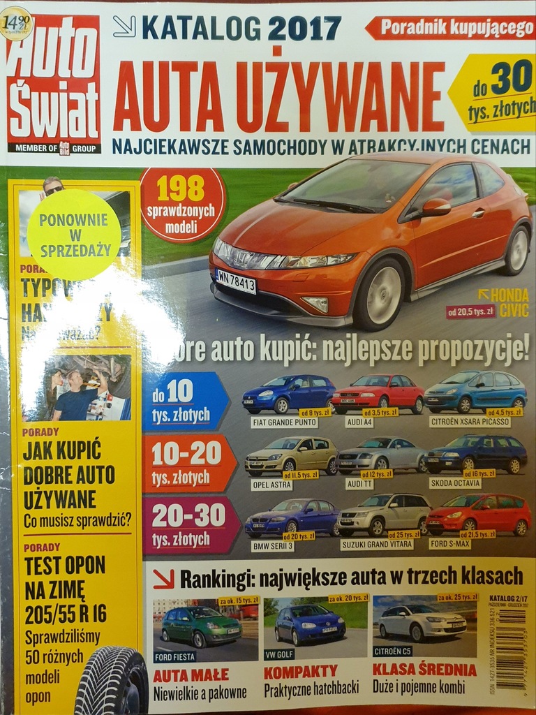 Auto Swiat Auta Uzywane Nr 2 10 12 2017 8277182070 Oficjalne Archiwum Allegro