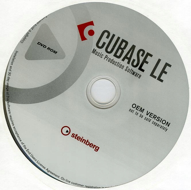 Steinberg Cubase LE 8 (VST2 plugins) do PC i Mac