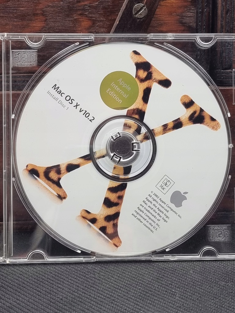 Apple Mac OS X Jaguar v10.2 Instal Disc 1
