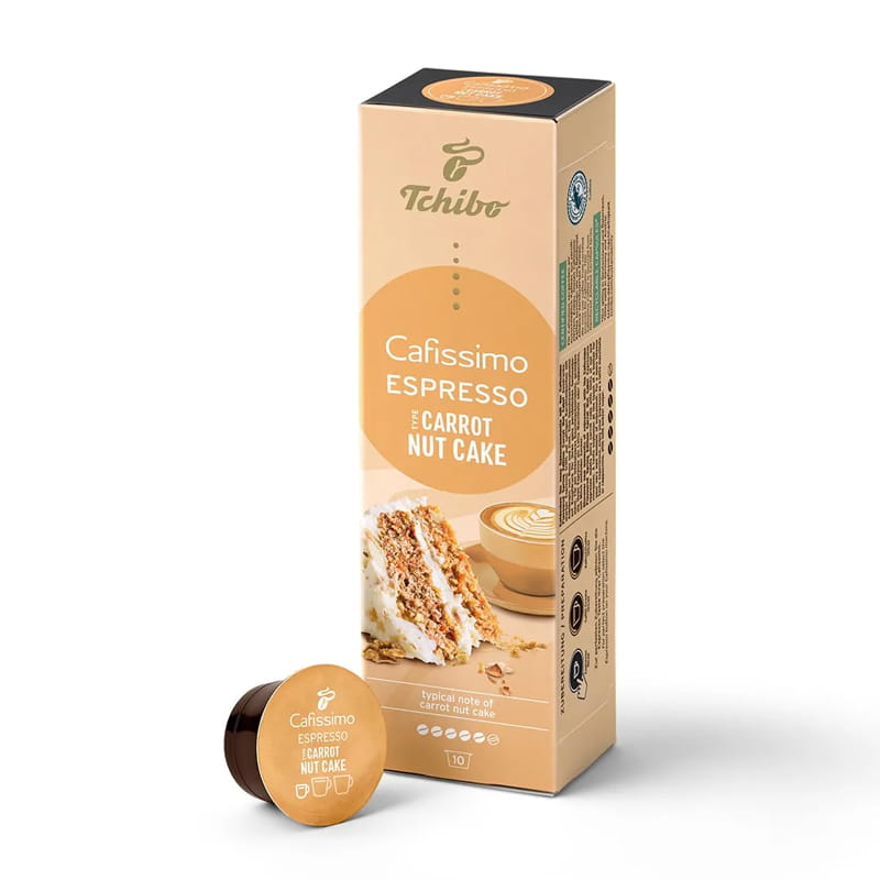 Tchibo Cafissimo Espresso Nut Carrot Cake 10 kaps.