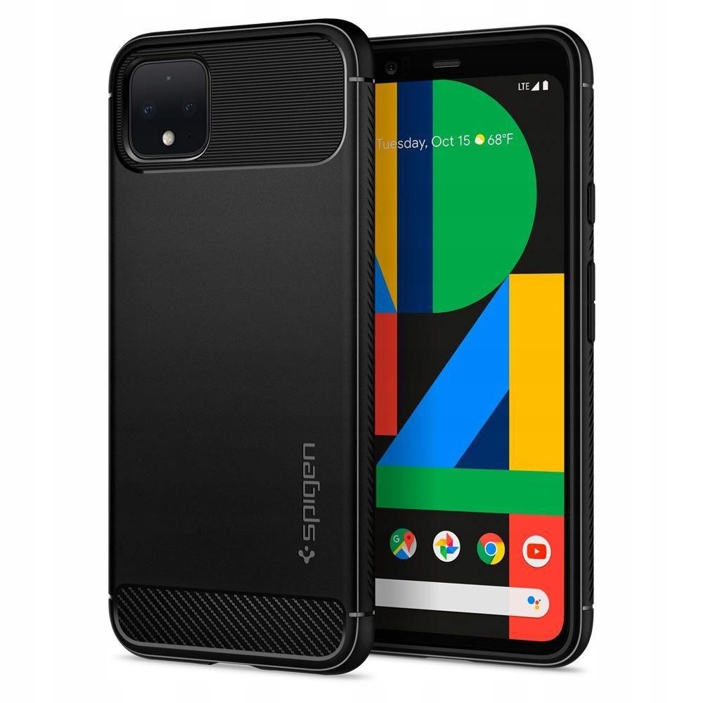 Spigen Rugged Armor Google Pixel 4 Matte Black