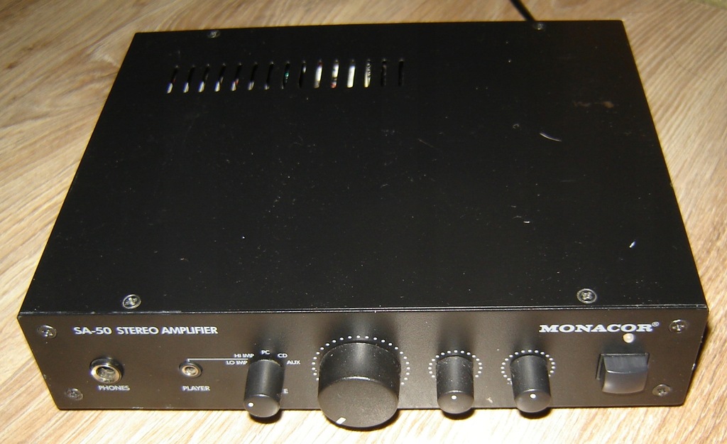 Wzmacniacz Monacor SA-50 stereo 25W opis - 11973643909 - oficjalne ...