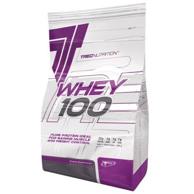 TREC WHEY 100 - 900g BIAŁKO WPC + GRATISY