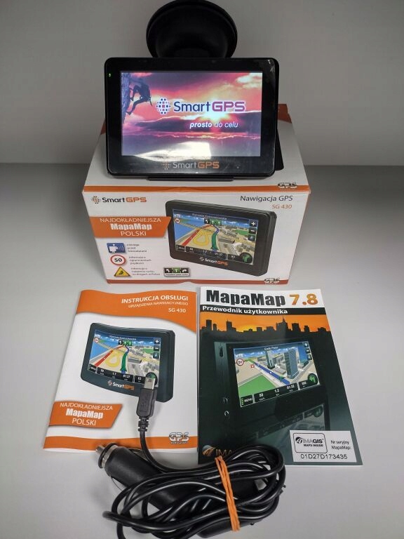 NAWIGACJA GPS SG430 SMARTGPS KOMPLET