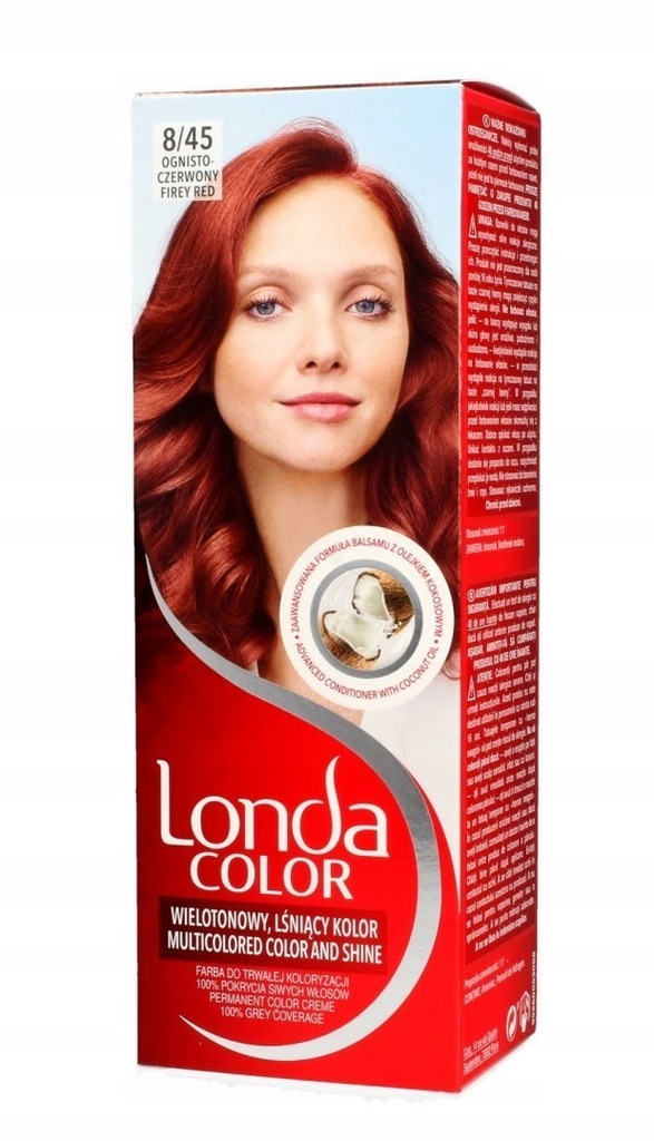 Londacolor Cream Farba do włosów nr 8/45 ognisto-c