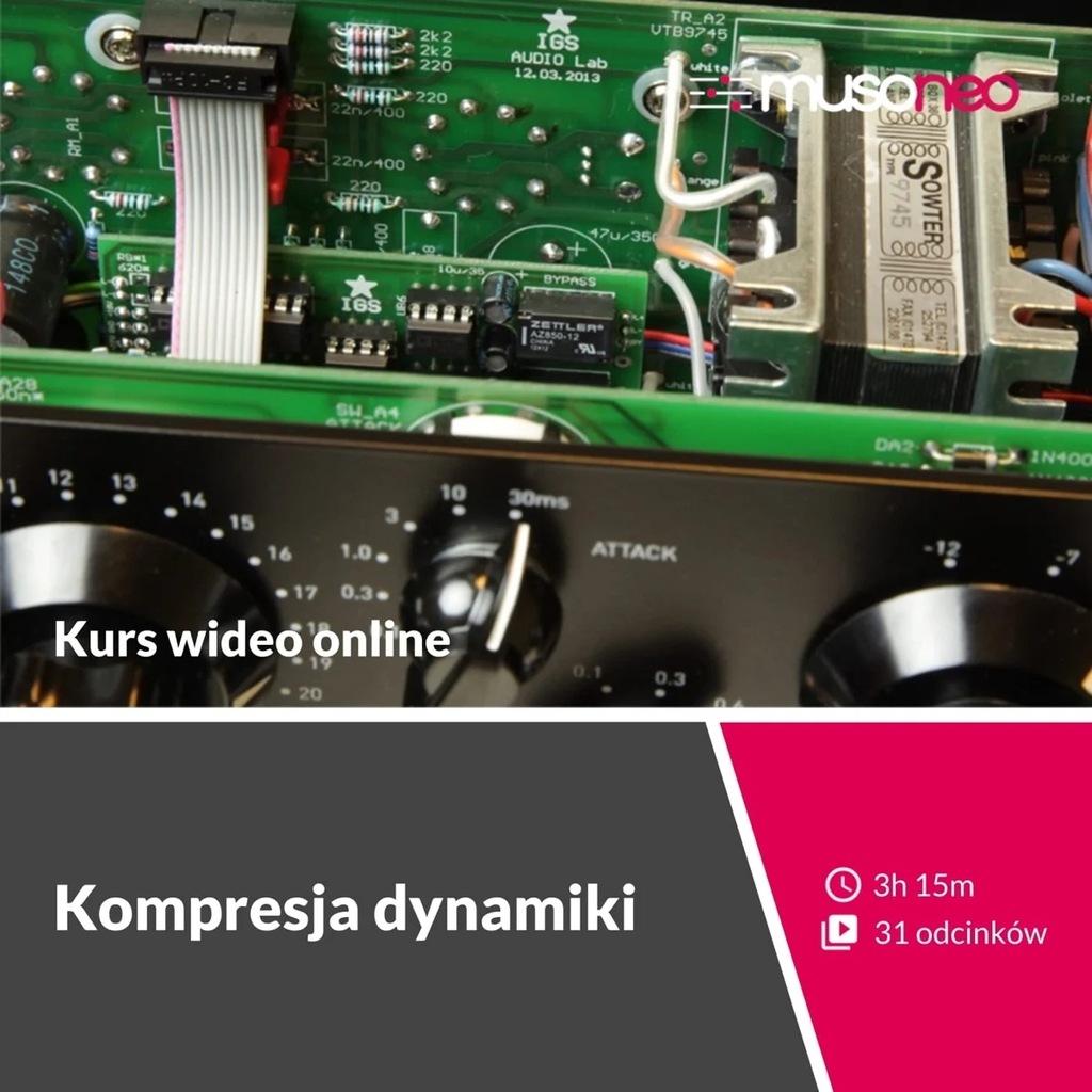 Musoneo - Kompresja dynamiki - Kurs video PL