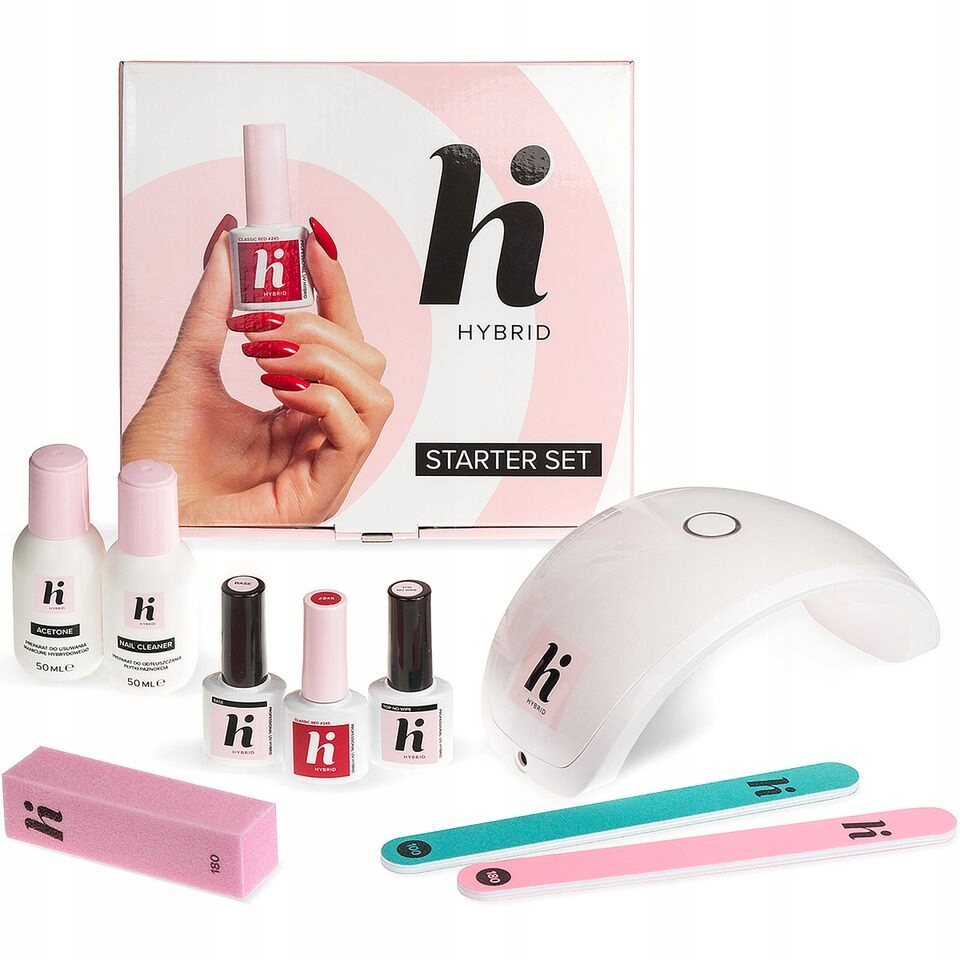 HI HYBRID zestaw startowy do manicure hybrydowego