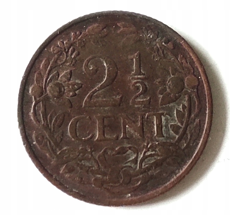 moneta Curacao 2 1/2 cent 1948