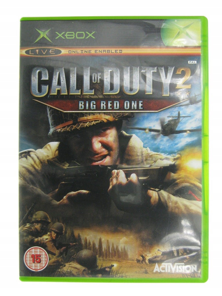 CALL OF DUTY 2 BIG RED ONE XBOX BDB! 12742034694 oficjalne archiwum