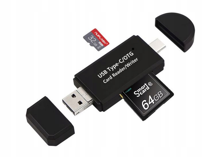 Купить Устройство чтения карт памяти SD MicroSD 5 в 1 USB-C MicroUSB TF: отзывы, фото, характеристики в интерне-магазине Aredi.ru