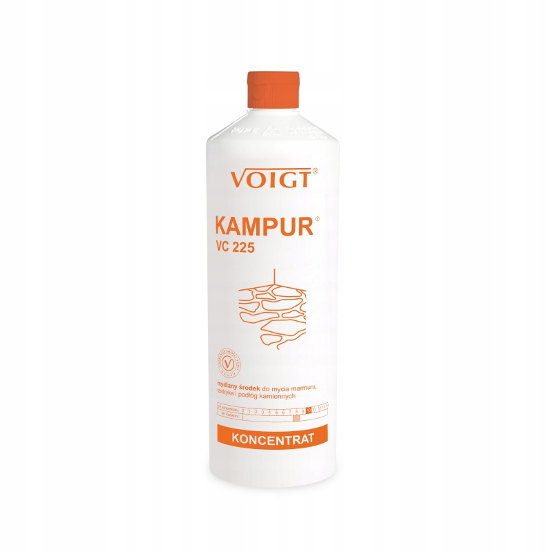 VC 225 - KAMPUR - środek do mycia wodoodpornych powierzchni, lastriko - 1L