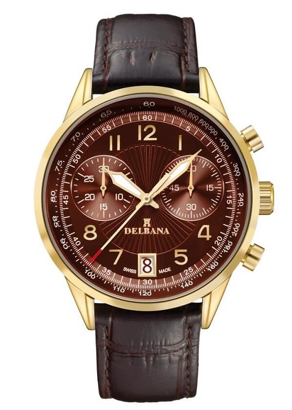 Zegarek męski Delbana Retro Chronograph 42601.672