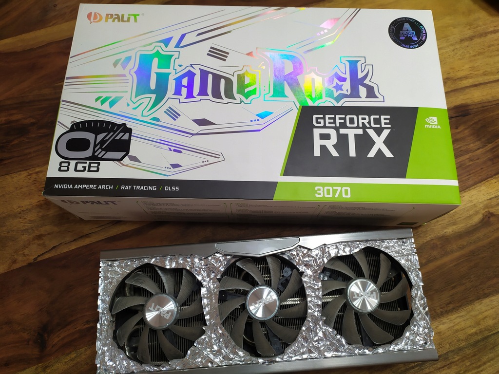 Palit GeForce RTX 3070 GameRock OC 8 GB Gwarancja - 12776357253 ...
