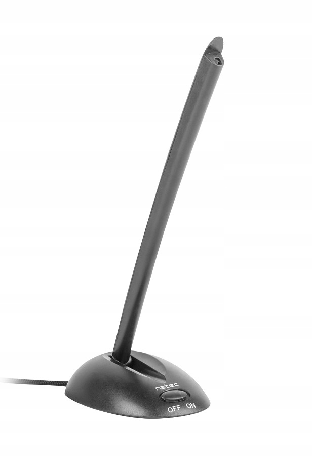 NATEC Mikrofon komputerowy Snake Black Mini-Jack