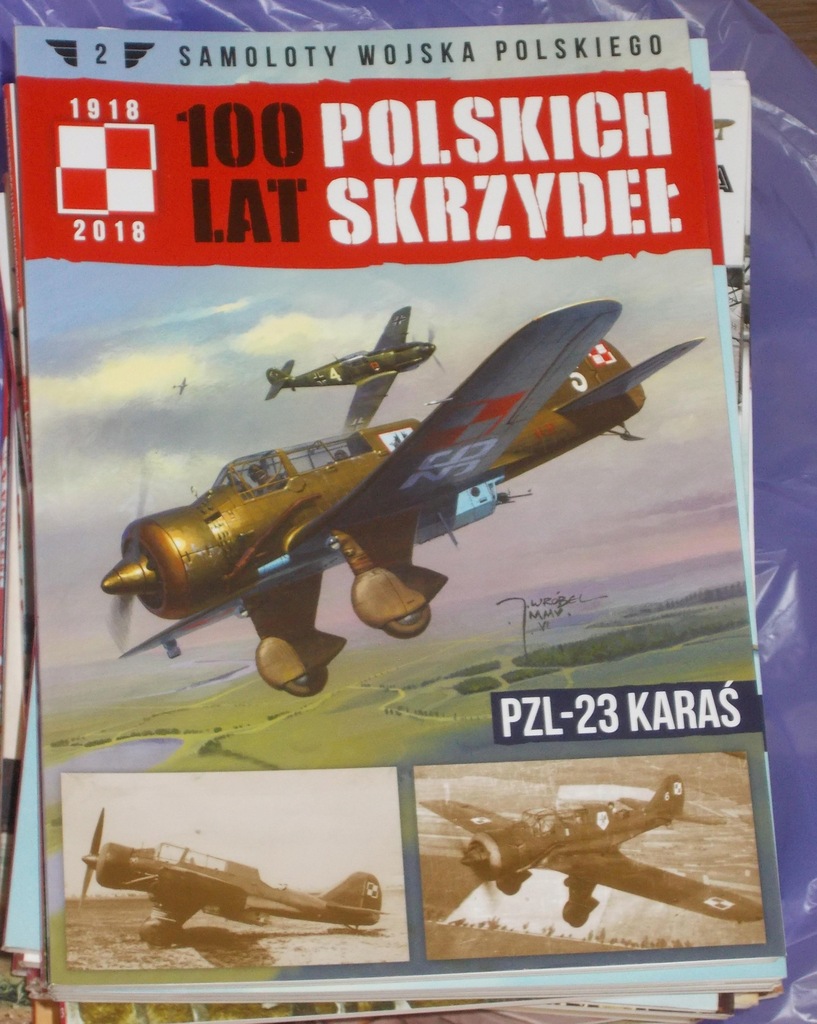 100 Lat Polskich skrzydeł x4-Karaś. łoś, P7, MS406