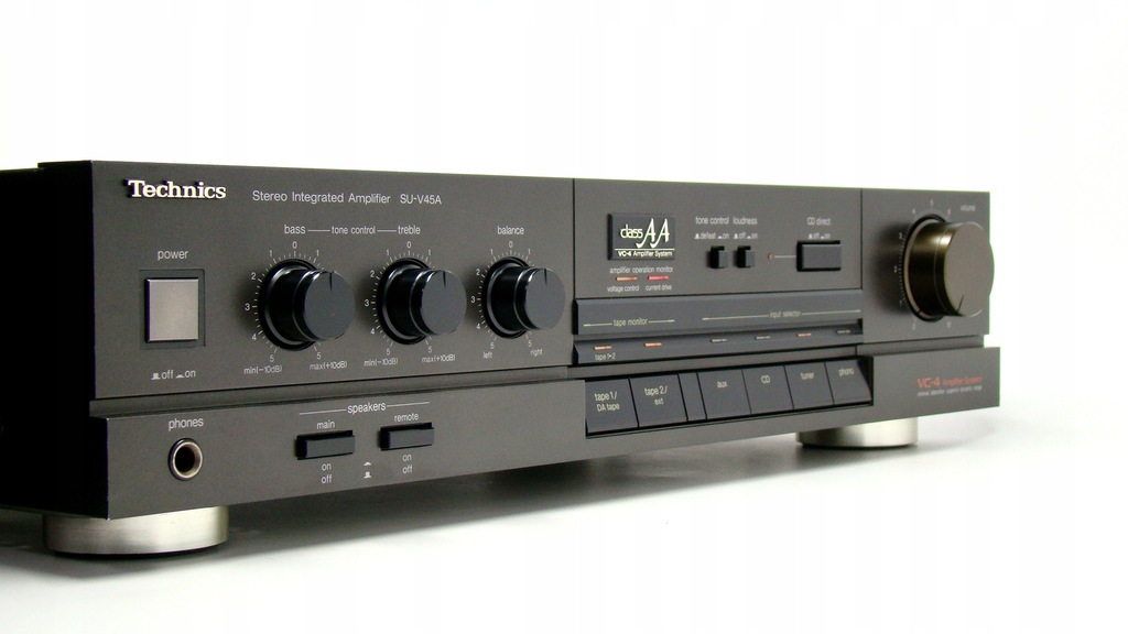 W mega stanie - mocny TECHNICS SU-V45A - Japan - Class AA - VC-4 Amp.Sys.