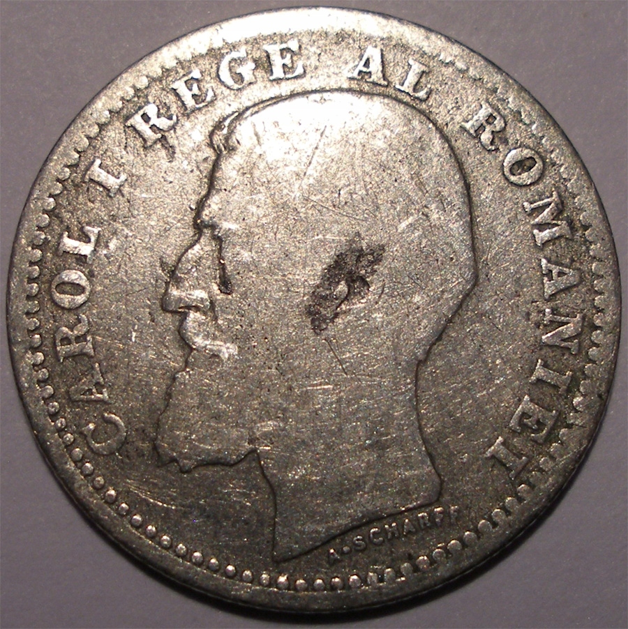 RUMUNIA 50 bani 1900, RZADKIE