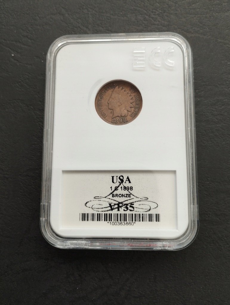 Moneta USA 1 cent 1898