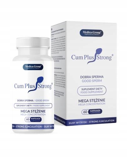 Cum Plus Strong 60 kaps. Dobra sperma i silny wytrysk
