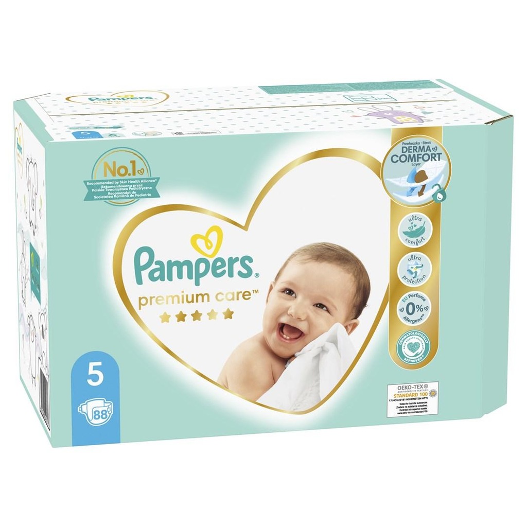 Pampers Zestaw pieluch Premium Care Mega Box S5 Junior 5 11-18 kg 88