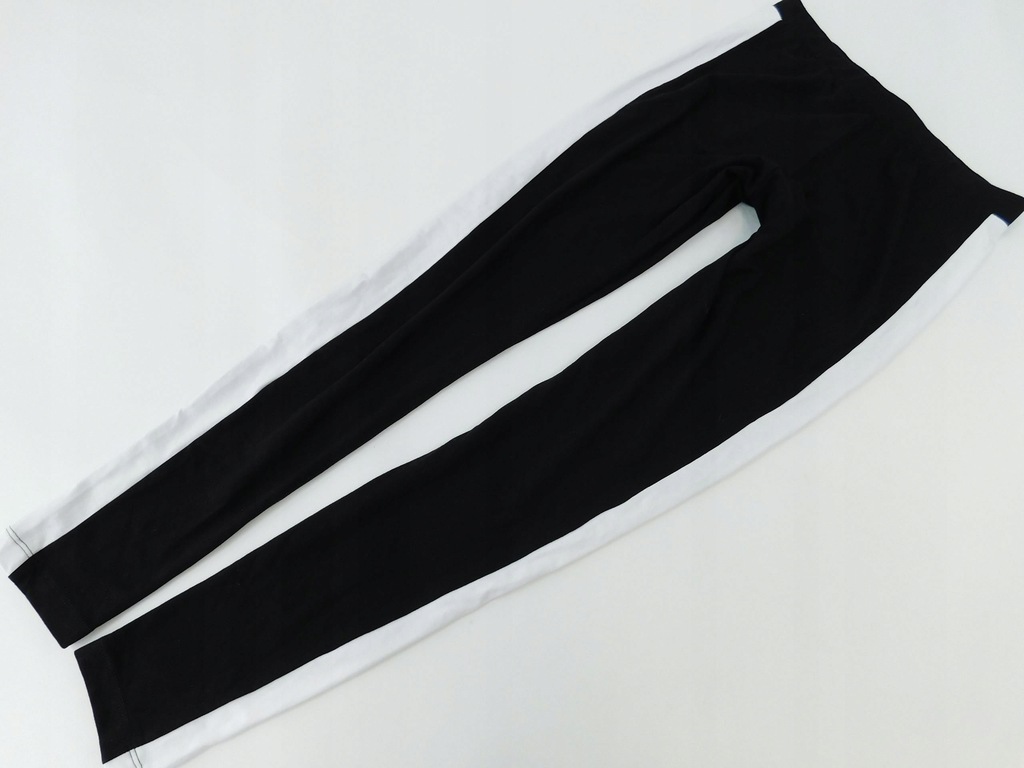 3107a76 ASOS czarne LEGGINSYlampasy NOWE 38
