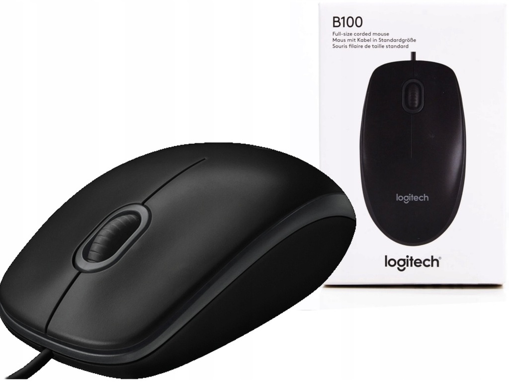 Купить Проводная мышь Logitech B100 USB-мышь 800 DPI: отзывы, фото, характеристики в интерне-магазине Aredi.ru