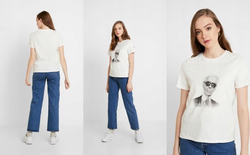 G8R508*VERO MODA T-SHIRT Z NADRUKIEM 38 M Z00