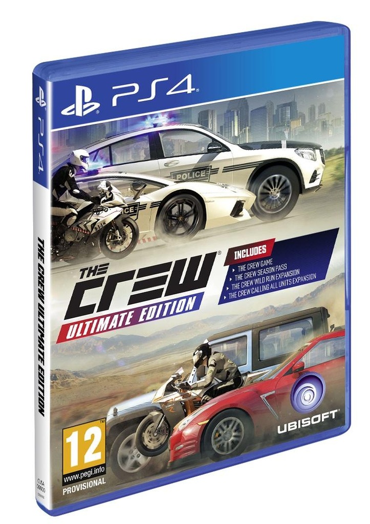 Gra na PS4 The Crew - Ultimate Edition WYŚCIGI 12+