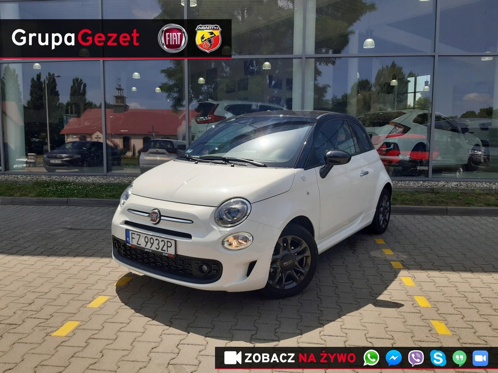Fiat 500 Hey Google 1.0 70 KM Hybrid (696) Biały