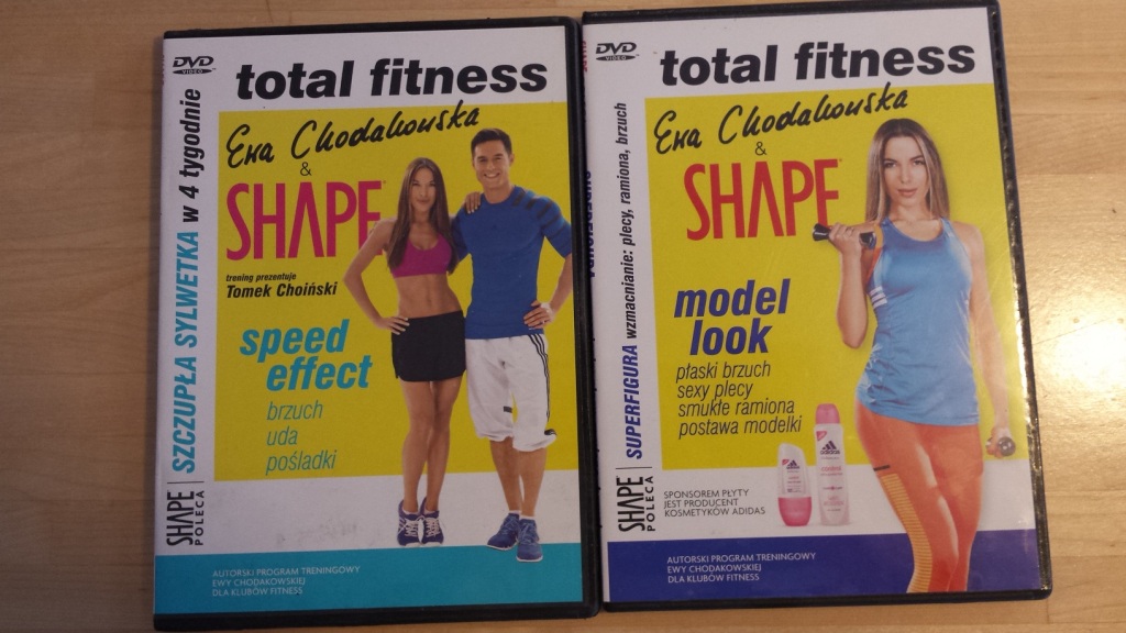 2 DVD Ewa Chodakowska Tomek Choiński (Shape) WOŚP