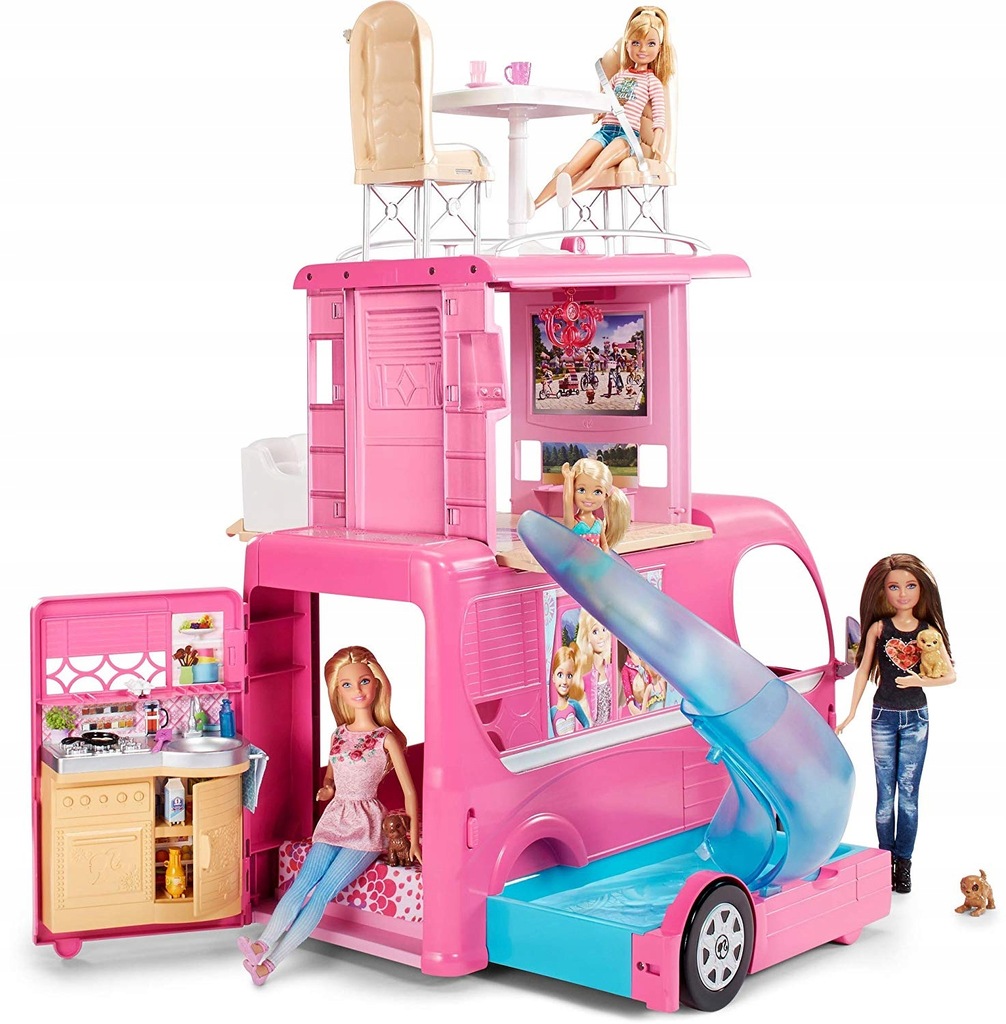 Barbie Kamper Wóz Kempingowy MATELL CJT42 w.24h