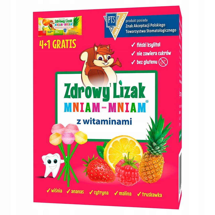 Zdrowy Lizak Mniam-Mniam z witaminami Starpharma,