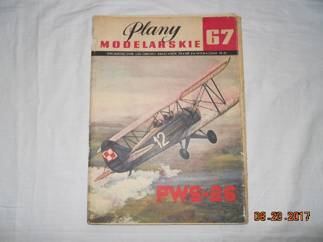 Plany Modelarskie Nr 67 PWS-26