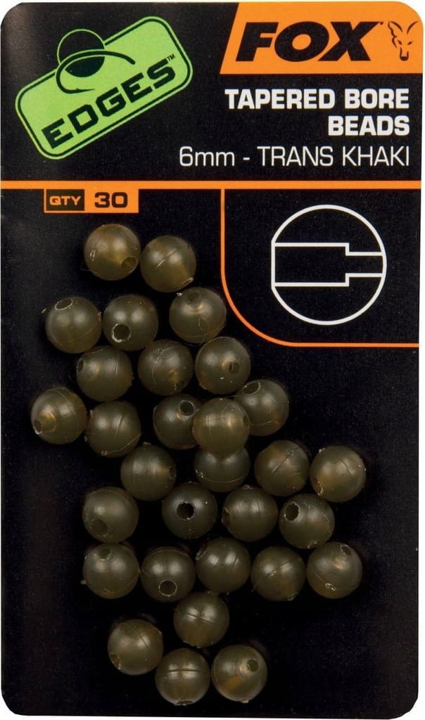 FOX Edges Koraliki Tapered Bore Beads 6mm